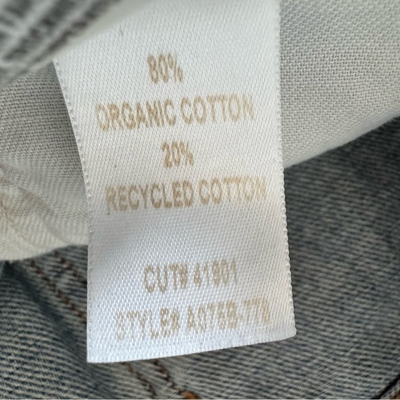 Agolde 29 High Rise Distressed Blue Denim Jeans - Picture 6 of 11